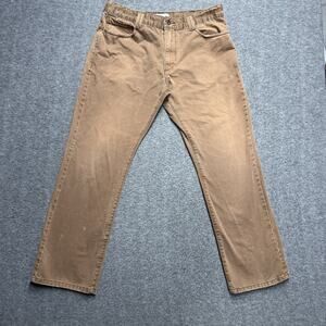 Levi’s SilverTab Jeans Mens 34x30* Brown Slim Fit Straight Leg Denim Y2K